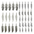 Metallic Leaf Metal Charms with 25 Listed Options for DIY Jewelry Making view 7