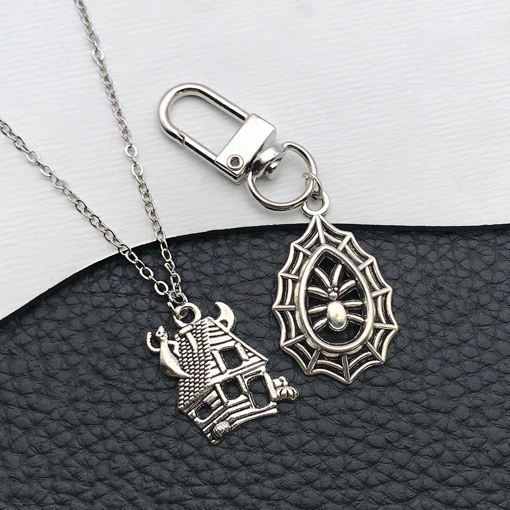 Zinc Alloy Halloween Pumpkin Bat Magic Hat Charm Pendant for DIY Bracelet Necklace