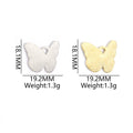 Colorful Printed Butterfly Metal Charms, 22 Designs view 2