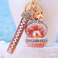 Jeweled Treasure Shell Keychains in Starry Glitter Pearl and Bubble Styles view 10