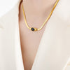 Black Glass Necklace