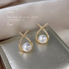 Gold Pearl Cross