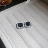 Black Link Earrings