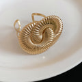 Metal Open Cuff Bracelets Spiral Flower Heart Eight Styles view 7