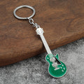 Metal Electric Guitar Keychain in Six Color Options view 3