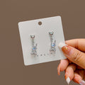 Silver Tone Moon and Astronaut Novelty Dangle Earrings view 7