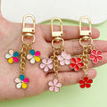 Flower Charm Keychains in 11 Pictured Variations for Bags and Keys view 4