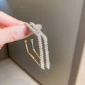 Open Diamond Crystal Earrings in Three Colors Statement Jewelry view 8