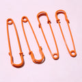 Color Coated Metal Safety Pins in Ten Color Options view 7