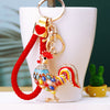 Red-Braided Crystal-Rooster