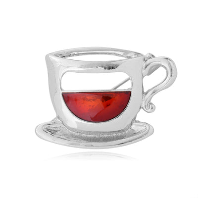 Front product view of the tea cup charm