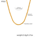 Gold Steel Twisted Sparkle Chain Necklace And Bracelet Set view 8