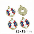 Colorful Nautical and Ocean Enamel Charms in Twenty Designs view 4