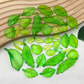 Clear Leaf Glossy Charms with 18 Listed Options for DIY Jewelry Making view 2