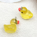 Resin Glow in the Dark 3D Duck Charm Pendant for Keychains Necklaces and Bracelets