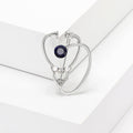 Heart Stethoscope Brooch Decorative Lapel Pin For Jackets And Scarves view 6