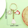 Christmas Charm Keychains Featuring Red Christmas Across 81 Pictured Variations view 3