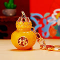 Lotus-Topped Gourd Keychains in Six Colors with Strap Options view 8