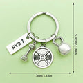 Fitness Charm Keychains in 17 Pictured Variations for Bags and Keys view 11