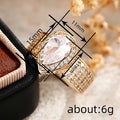 Gold Tone Teardrop Halo Five Row Pave CZ Finger Ring view 4