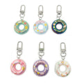 Printed Resin Swim Ring Clip Keychains in Eight Colors view 1