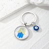 Gold Blue Hamsa