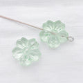 Transparent Glass Cherry Blossom Beads in Ten Color Finishes view 10