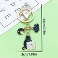 Piano and Music Note Charm Keychains in 33 Pictured Variations for Bags and Keys view 10