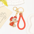 Rhinestone Chinese Zodiac Animal Keychain Metal Charm Set view 10