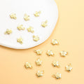 Gold Tone Fu Character Star Metal Pendant Charm for Jewelry Making view 3