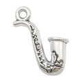 Antique Silver Musical Instrument Metal Charms with 26 Listed Options view 12