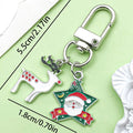 Christmas Charm Keychains Featuring Silver Heart Across 41 Pictured Variations view 6