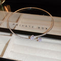 Silver Rhinestone Choker Teardrop Open Heart Bow Styles view 8