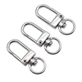 Swivel Snap Hooks with Round Rings in Six Metal Finishes view 1