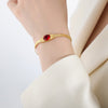 Red Glass Bracelet