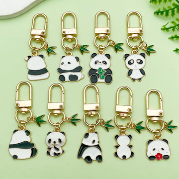 Panda Charm Keychains in 54 Pictured Variations for Bags and Keys
