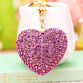 Crystal Heart and Chinese Fortune Charm Keychain Collection in Thirty Seven Designs view 3