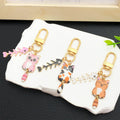 Seven Cat and Fish Bone Metal Clasp Keychain Designs view 4
