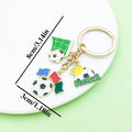 Soccer Charm Keychains in 21 Pictured Variations for Bags and Keys view 8