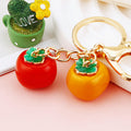 Persimmon and Orange Fortune Charm Keychains in Fifty-Eight Pictured Options view 9