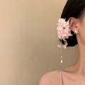 Fabric Flower Hair Claw Clips Sixty Assorted Styles view 12