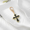 Gold Black Cross