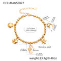 Marine and Fashion Charm Bracelets in Gold Silver and Two Tone view 8
