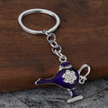 Rhinestone Aladdin Lamp Enamel Keychains in 12 Styles view 9