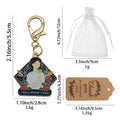 Happy Mother's Day Woman and Roses Lobster Clasp Charm view 2