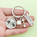 Fitness Charm Keychains in 17 Pictured Variations for Bags and Keys view 1