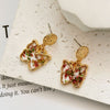 Floral Butterfly Earrings