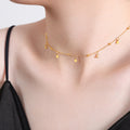 Gold Layering Necklaces Bracelet Butterfly Shell Bead Styles view 11