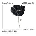 Long Stem Translucent Poppy Brooch in Ten Colorways view 11