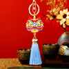 Sky-Blue Lion-Tassel